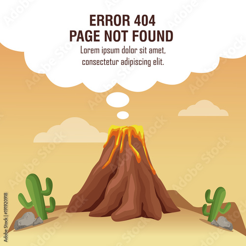 Error 404 vulcan theme icon vector illustration graphic design