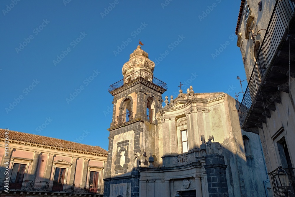 Church In Town Of Castiglione Di Sicilia, Sicily