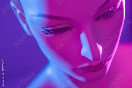 The head of a woman's dummy...