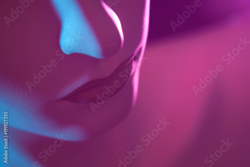Fragment of a woman's face....
