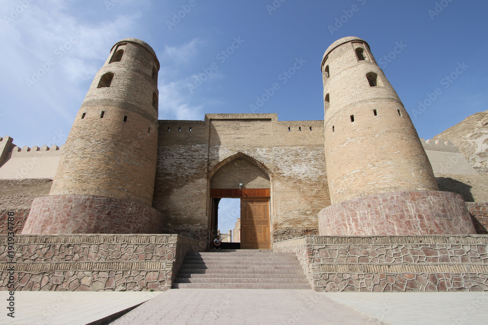 Gate of the Hisor fortress in Tajikistan