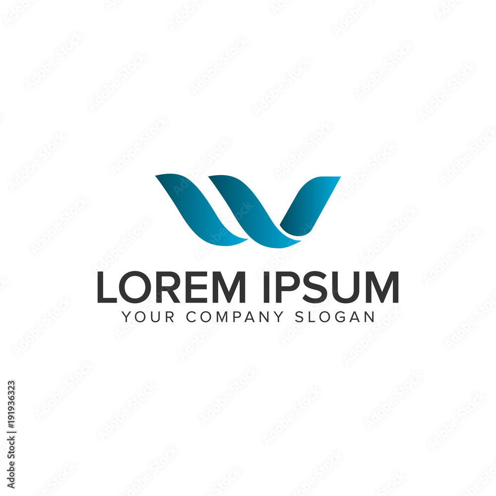 letter W logo design concept template. fully editable vector letter W logo design concept template. fully editable vector