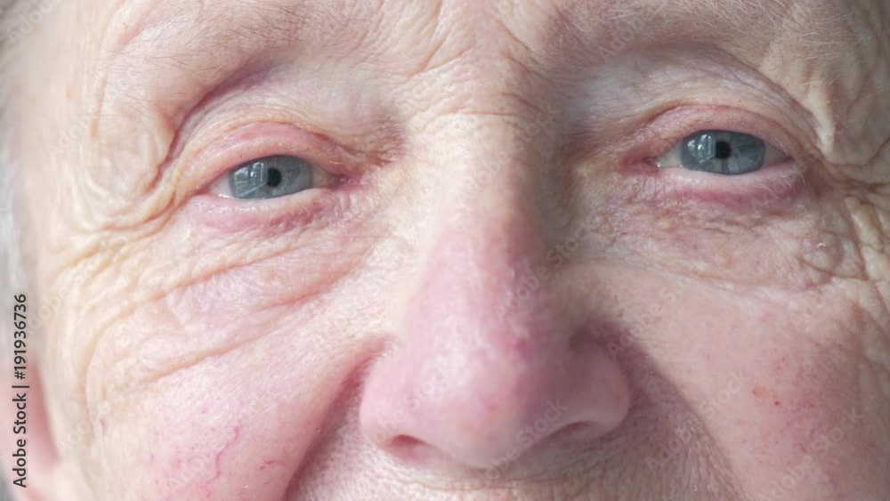 Close up portrait of an elderly caucasian woman Close up portrait of an elderly caucasian woman