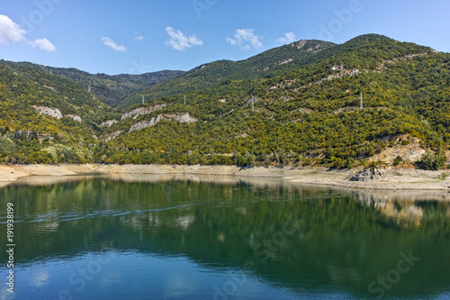 Green Forest around Vacha dam, Rhodopes Mountain, Plovdiv Region, Bulgaria