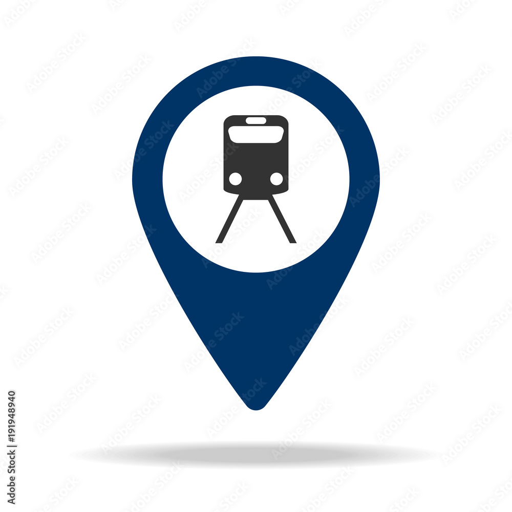 place of travel of trains in blue map pin icon. Element of map point for mobile concept and web apps. Icon for website design and development, app development. Premium icon place of travel of trains in blue map pin icon. Element of map point for mobile concept and web apps. Icon for website design and development, app development. Premium icon