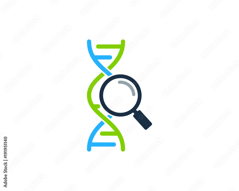 Search Dna Icon Logo Design Element Search Dna Icon Logo Design Element