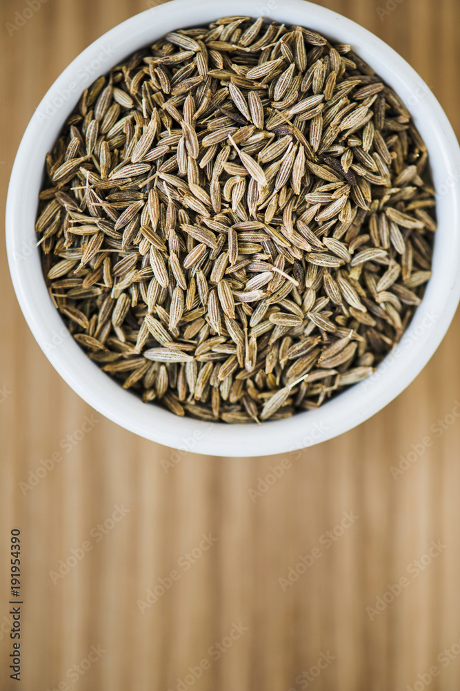 Closeup of cumin seed Closeup of cumin seed