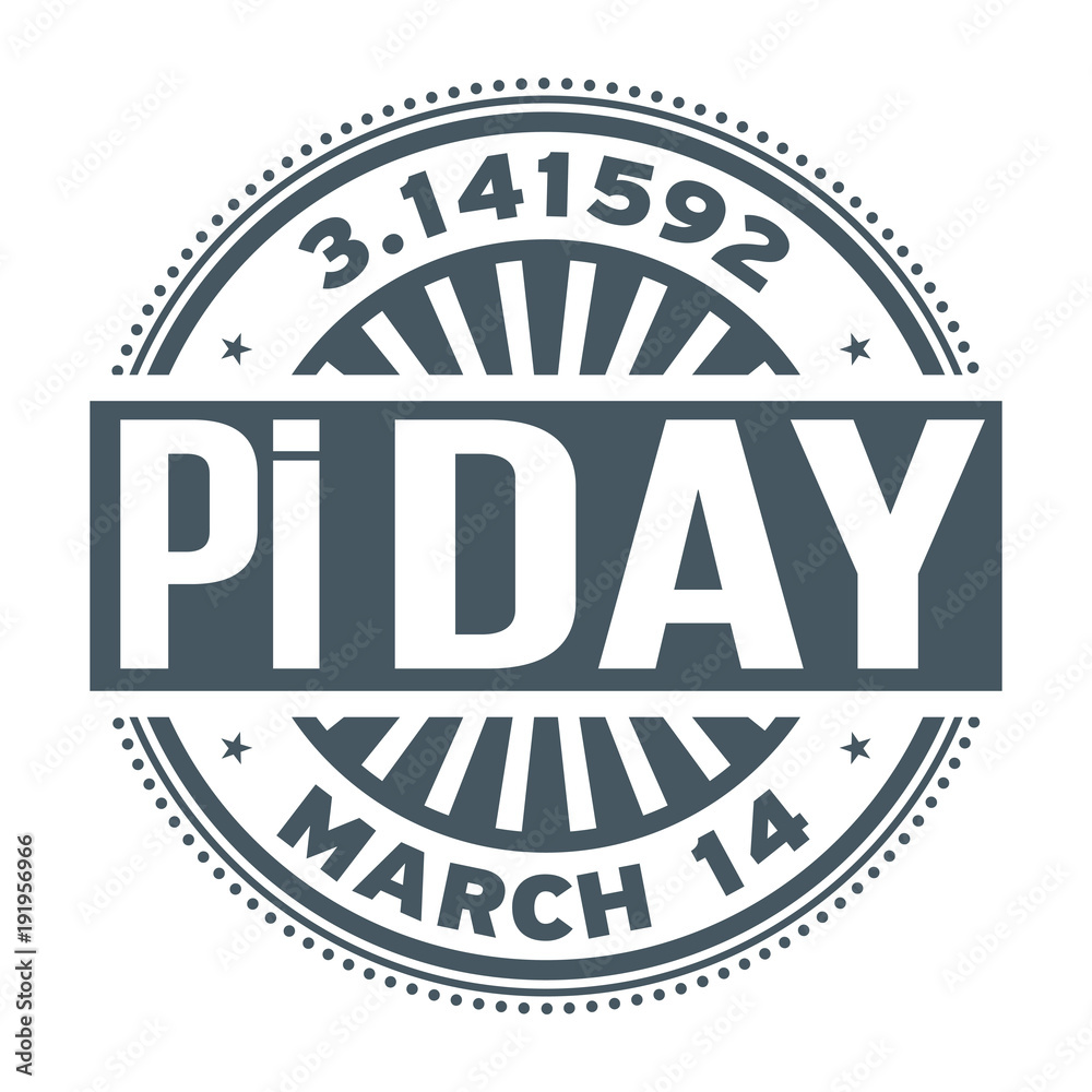 Pi Day, March 14, - obrazy, fototapety, plakaty 