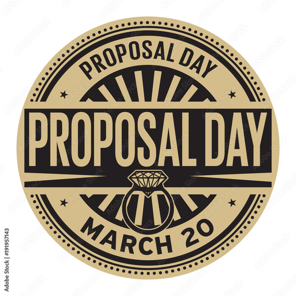Proposal Day stamp