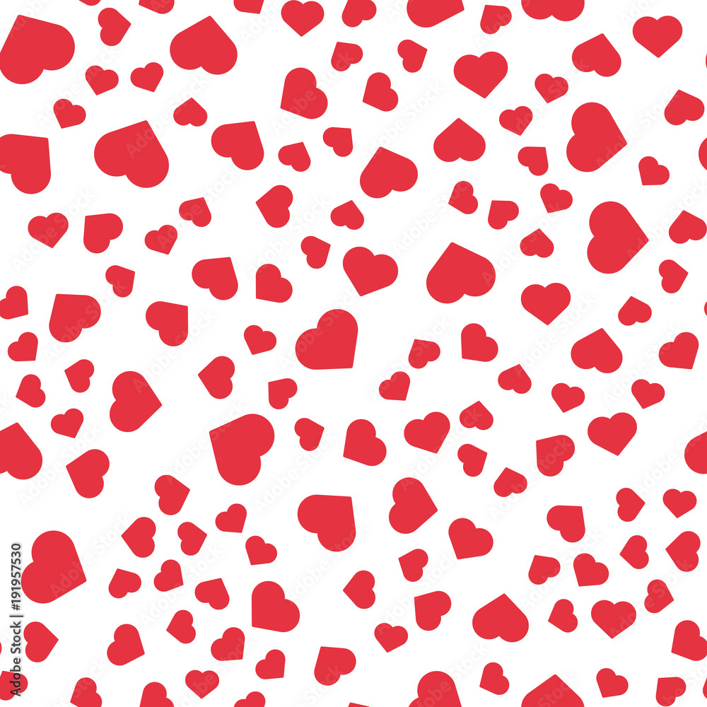 Seamless pattern background. Abstract and Modern concept. Geometric creative design stylish theme. Illustration vector. Red and white color. Heart shape Seamless pattern background. Abstract and Modern concept. Geometric creative design stylish theme. Illustration vector. Red and white color. Heart shape