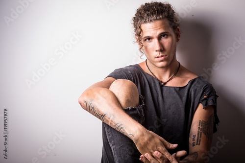 Hipster Sitting