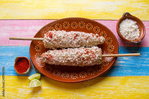Mexican street corn photo