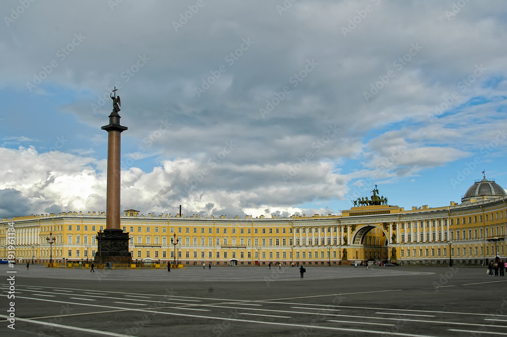 Palace Square. Saint-Petersburg. Russia