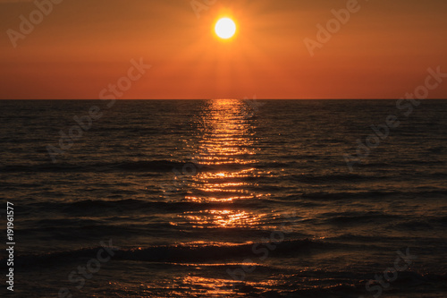 Sunset on the sea © Aleksei Serov