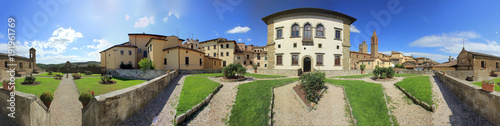 Monte San Savino  palazzo di Monte con giardini a 360  