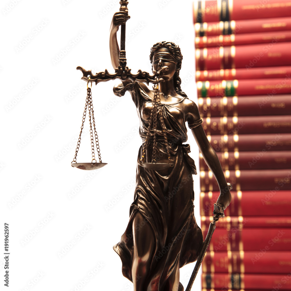justice goddess and law books justice goddess and law books