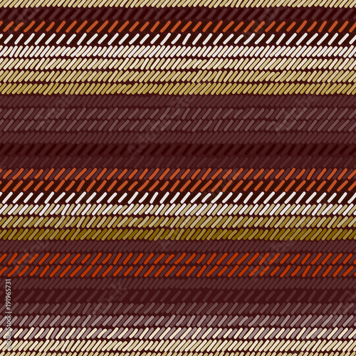 Brown and beige rug woven s...