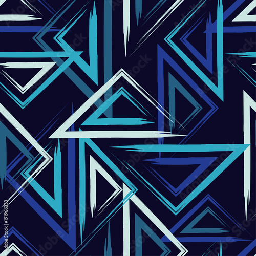 Ethnic boho seamless pattern. Tribal pattern. Folk motif. Textile rapport.