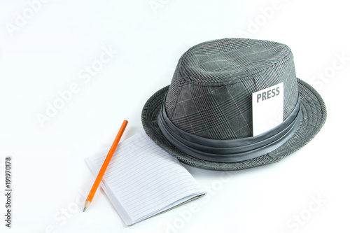 Concept of journalist or reporter