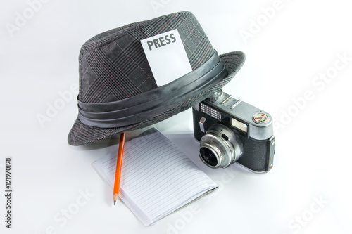 Concept of journalist or reporter