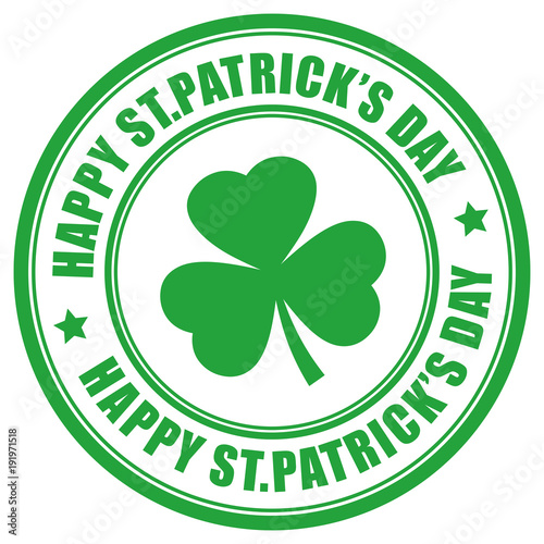 Happy St Patrick's day vector icon