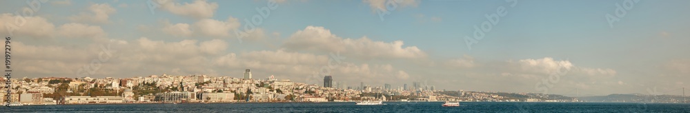 Fototapeta premium Beautiful panoramic view of the city of Istanbul