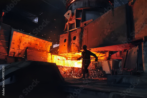 industry metallurgical metallurgist at work