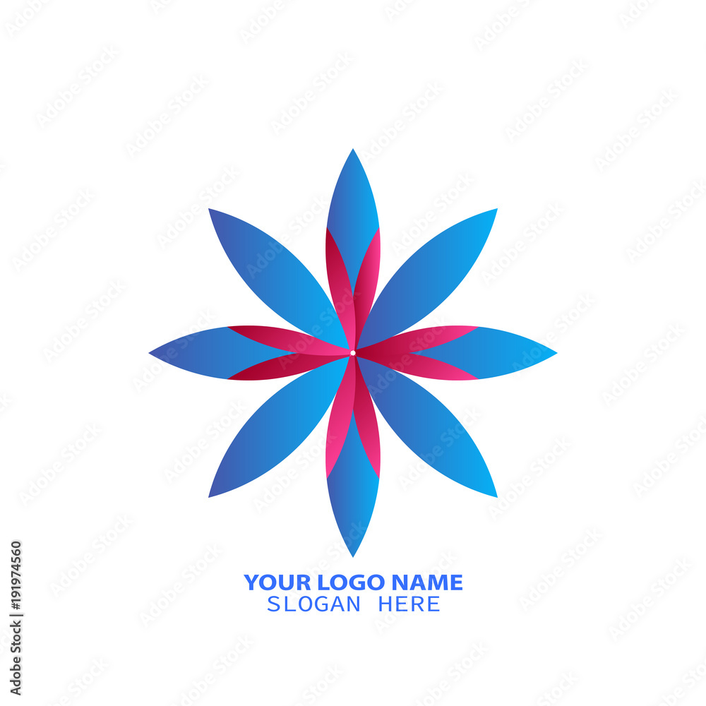 Fototapeta premium Basic shape modern Company logo