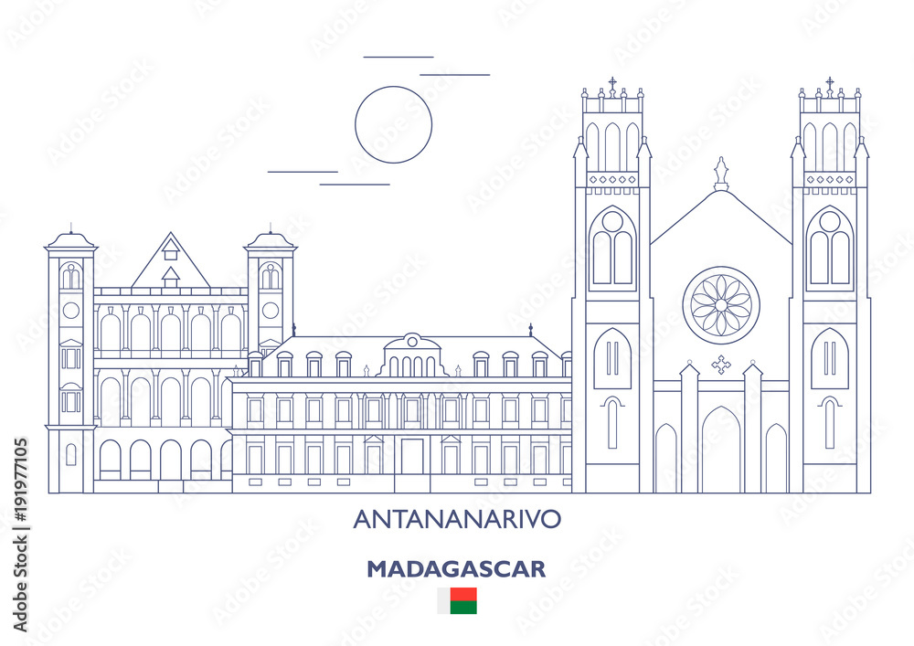 Antananarivo City Skyline, Madagascar