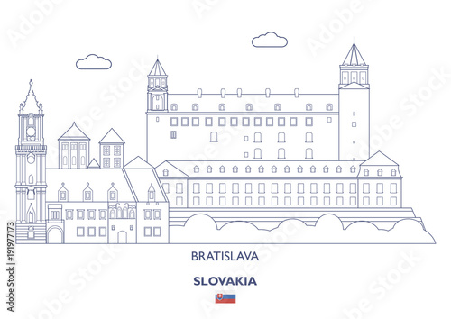 Bratislava City Skyline, Slovakia