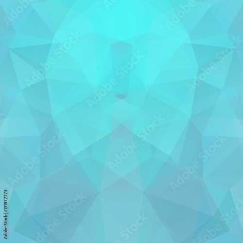 Geometric pattern, polygon triangles vector background in blue tone. Illustration pattern