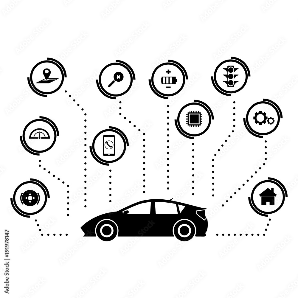 Smart cars driverless car technology autonomous vehicle system