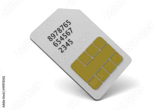 Sim Cards - 3D