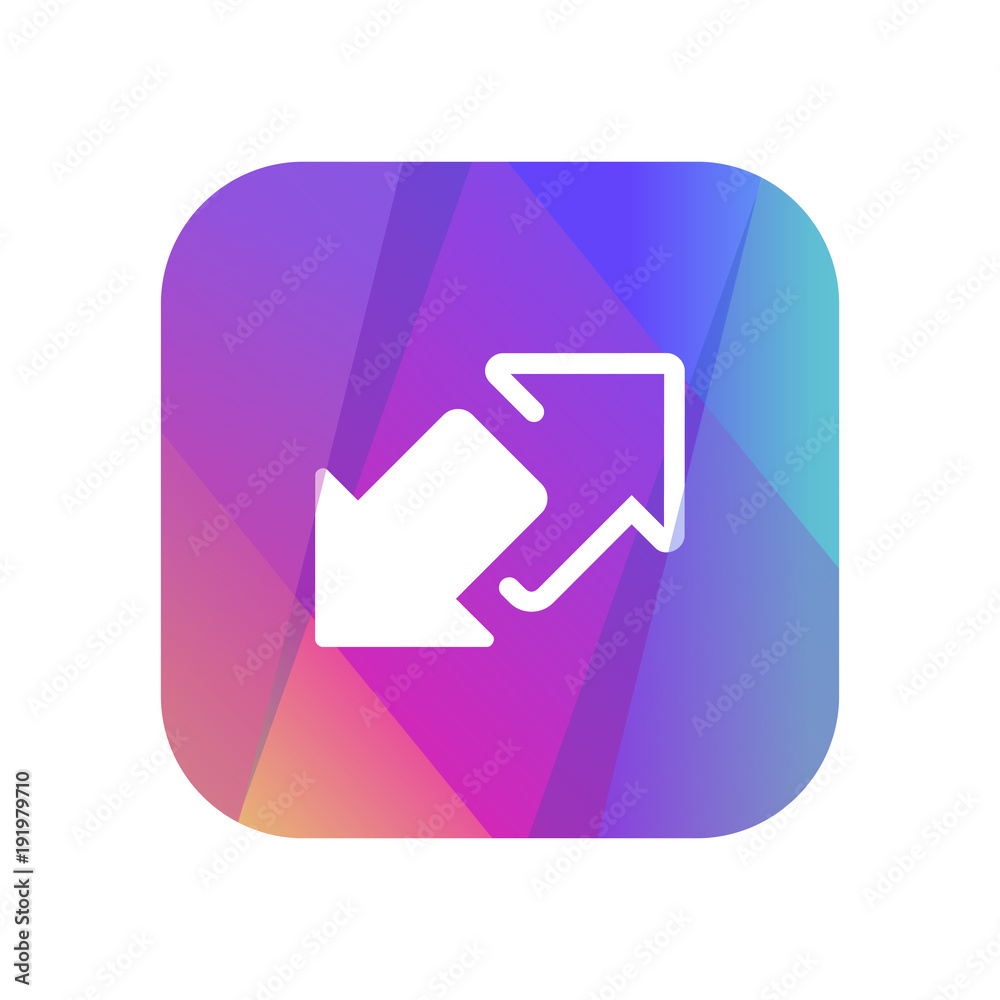 Multi-Color App Button Multi-Color App Button