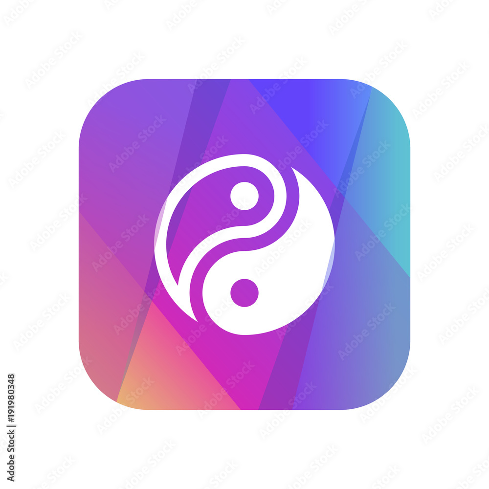 Multi-Color App Button Multi-Color App Button