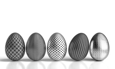 steel easter eggs