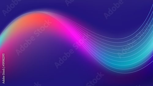 colorful sound wave technology background