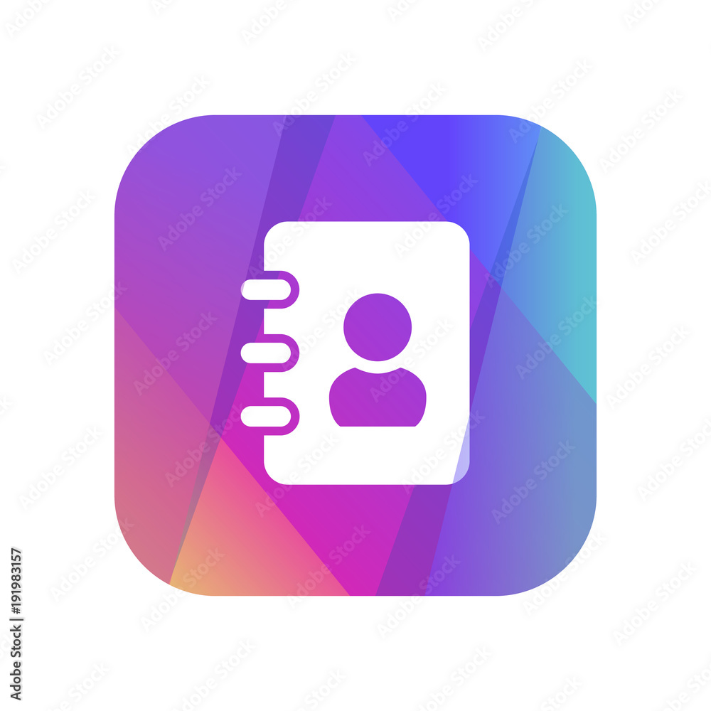 Multi-Color App Button Multi-Color App Button