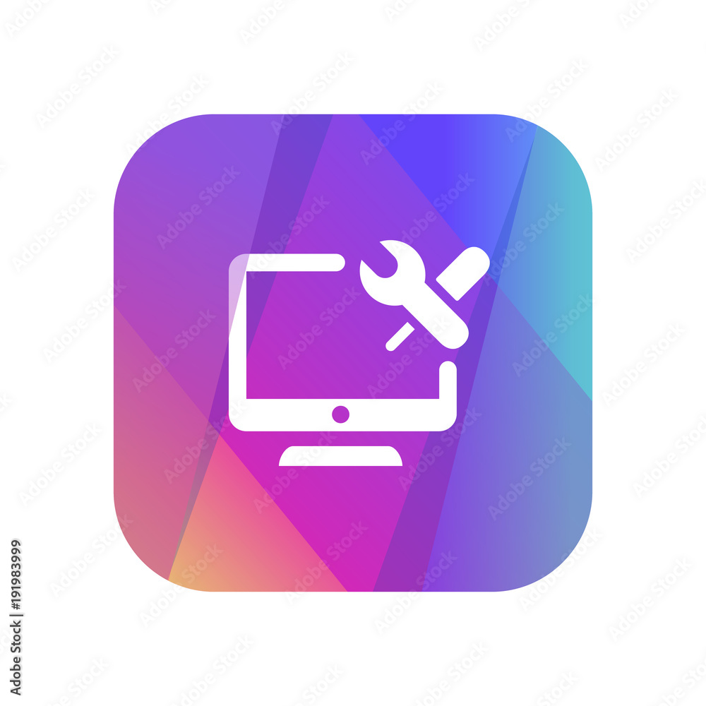 Multi-Color App Button Multi-Color App Button