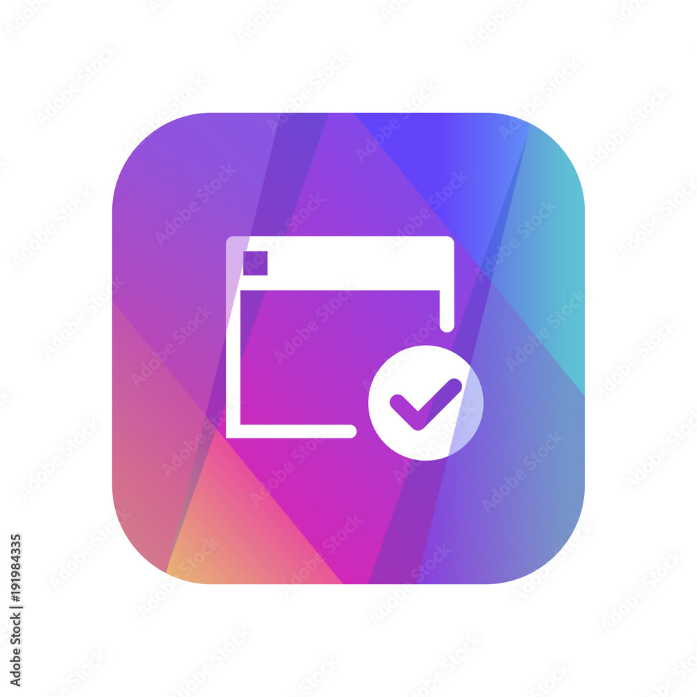 Multi-Color App Button Multi-Color App Button