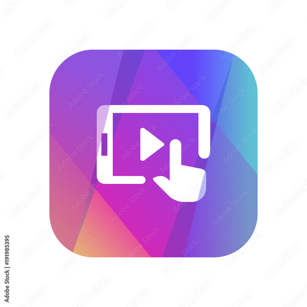 Multi-Color App Button Multi-Color App Button