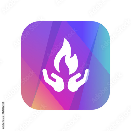 Multi-Color App Button