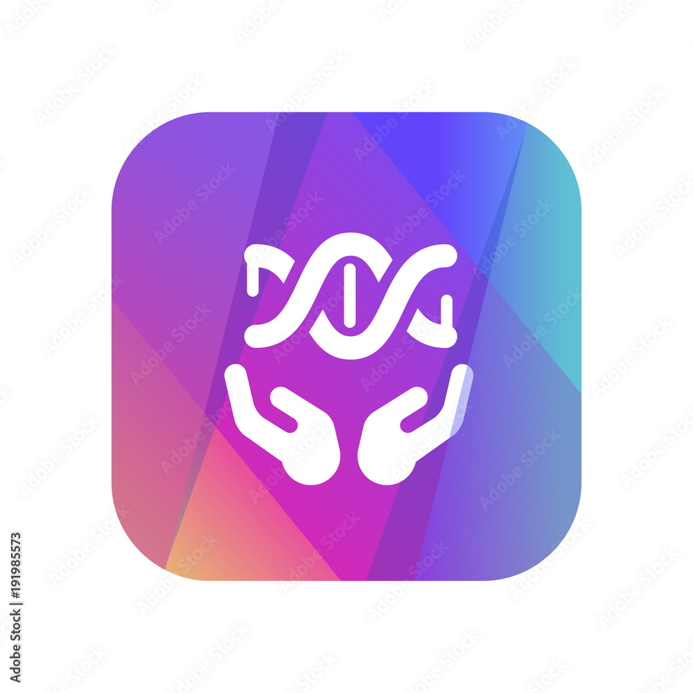 Obraz premium Multi-Color App Button