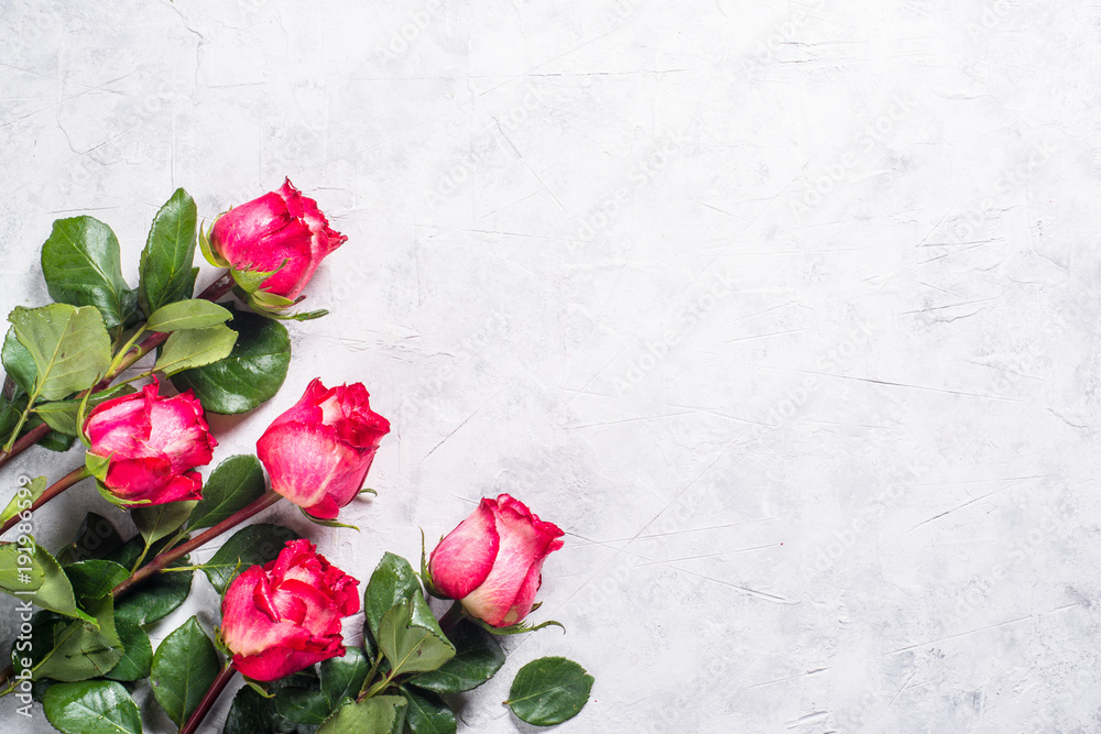 Red rose flower and present box on wooden table. Red rose flower and present box on wooden table.