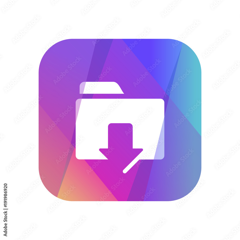 Multi-Color App Button Multi-Color App Button
