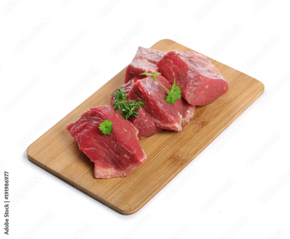 viande de boeuf sur fond blanc viande de boeuf sur fond blanc