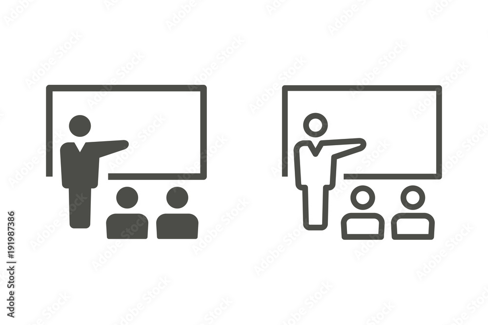 Management consulting vector icon. Management consulting vector icon.