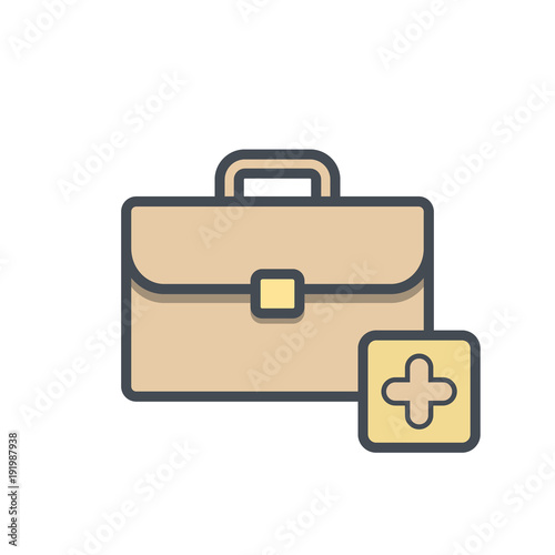 Add, bag, briefcase, business, portfolio, suitcase, work icon