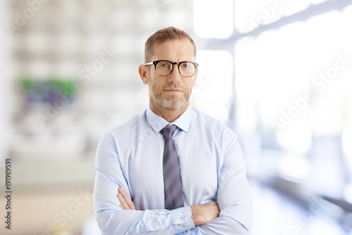 Businessman at the office photo