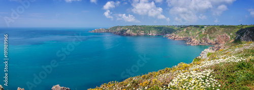 Icart point panorama, Guernsey photo